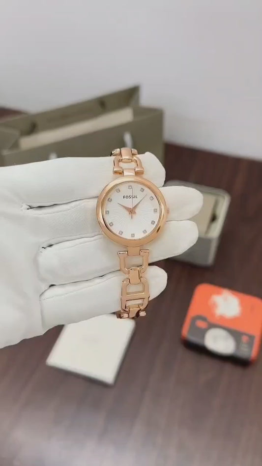 Fossil Women's Rose brown tt